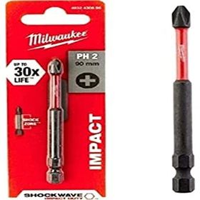 Milwaukee T4932430856 Shockwave PH2 90 mm 1'li Paket Bits Uç