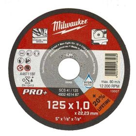 Milwaukee T4932451487 125x22x1 1'li Paket Taş Metal Kesme Inox