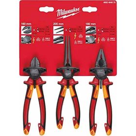 Milwaukee T4932464575 VDE 3 Parça Pense Seti