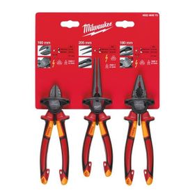 Milwaukee T4932464575 VDE 3 Parça Pense Seti