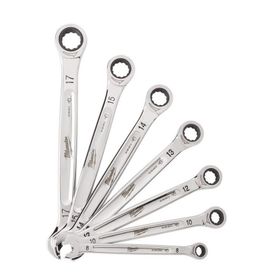 Milwaukee T4932464993 7 Parça Ağır Hizmet Tipi MaxBıte Cırcır Kombine Anahtar Takımı
