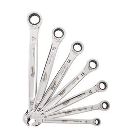 Milwaukee T4932464993 7 Parça Ağır Hizmet Tipi MaxBıte Cırcır Kombine Anahtar Takımı