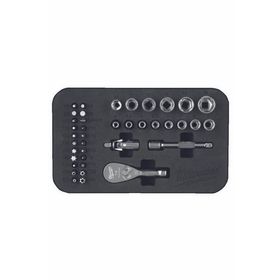Milwaukee T4932492672 39 Parça 1/4 Compact Lokma Seti