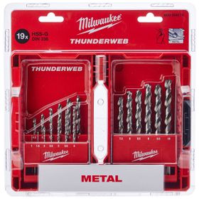 Milwaukee Thunderweb DIN338 19 Parça Matkap Ucu Seti