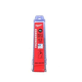Milwaukee Thunderweb Seri 4.5x80 mm 10'lu Paket Metal Matkap Ucu