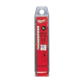 Milwaukee Thunderweb Seri 8.0x117 mm 5'li Paket Metal Matkap Ucu