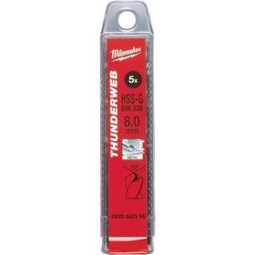 Milwaukee Thunderweb Seri 8.5x117 mm 5'li Paket Metal Matkap Ucu