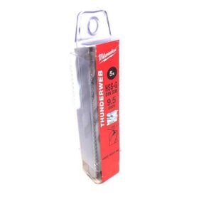 Milwaukee Thunderweb Seri 9.5x125 mm 5'li Paket Metal Matkap Ucu