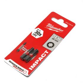 Milwaukee Torx TX30 25 mm 2'li Bits Matkap Ucu
