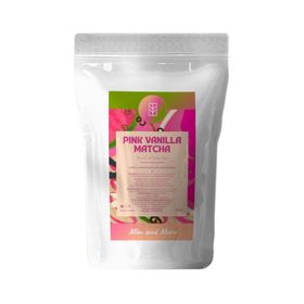 Mim and More 100 gr Vanilya Aromalı Pembe Superfood Matcha Tozu