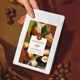 Mim and More 200 gr Hazelnut Coffee Fındık Aromalı Kahve Çekirdek Kahve
