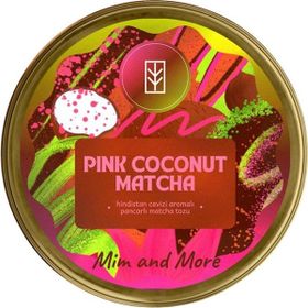 Mim and More 25 gr Hindistan Cevizi Aromalı Pembe Superfood Matcha Tozu
