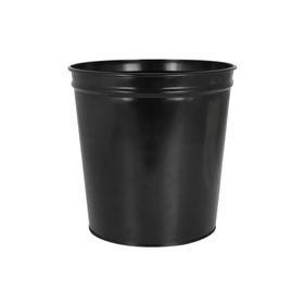 Mimaks D-1 Metal Siyah Çöp Kovası