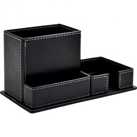 Mimaks DK-119 3 Bölmeli Suni Deri Masaüstü Set