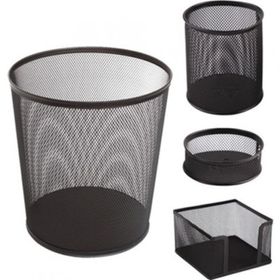 Mimaks Metal Perfore Siyah D3 Çöp Kovası