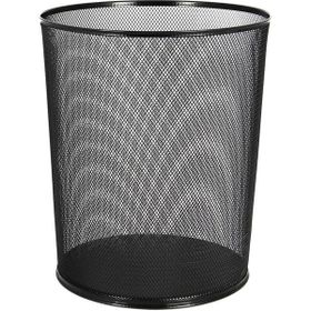 Mimaks Metal Perfore Siyah D3 Çöp Kovası