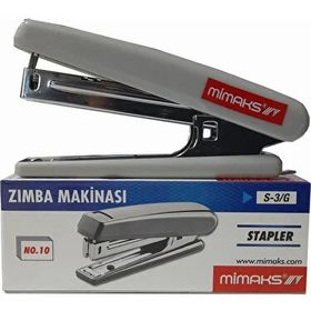 Mimaks S-3 No:10 10 Sayfa Gri Zımba Makinesi