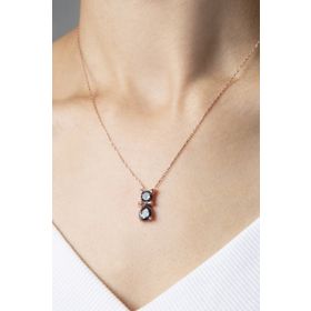 Mimozaavm 925 Ayar Gümüş Kedi Model Kadın Kolye