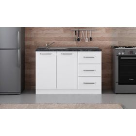 Minar 125-B2 Beyaz 125 cm Mutfak Dolabı