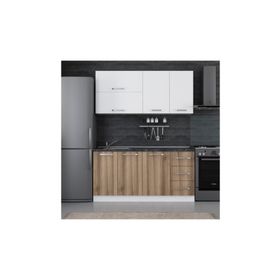 Minar 165 D2 Beyaz Dore 165 cm Mutfak Dolabı