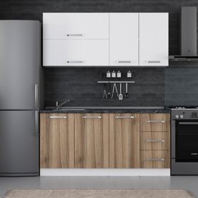 Minar 170 D1 Beyaz Dore 170 cm Mutfak Dolabı