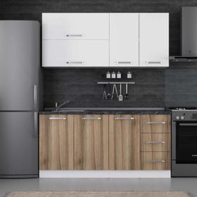 Minar 170 D1 Beyaz Dore 170 cm Mutfak Dolabı
