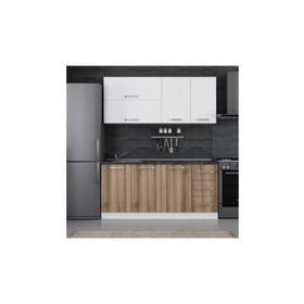Minar 175 D2 Beyaz Dore 175 cm Mutfak Dolabı