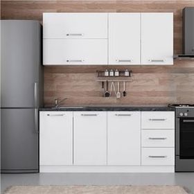 Minar 180-B2 Beyaz 180 cm Mutfak Dolabı