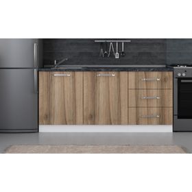 Minar 180-D1 Beyaz Dore 180 cm Mutfak Dolabı