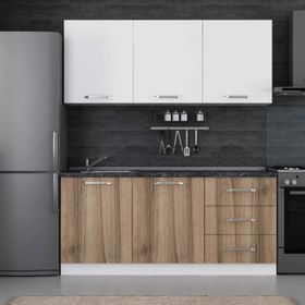 Minar 180-D1 Beyaz Dore 180 cm Mutfak Dolabı