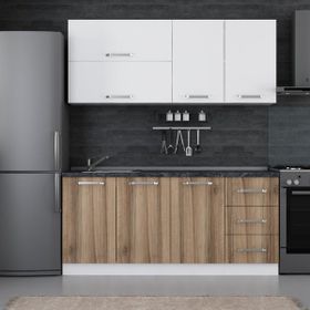 Minar 180 D2 Beyaz Dore 180 cm Mutfak Dolabı