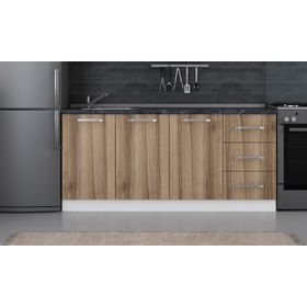 Minar 180 D2 Beyaz Dore 180 cm Mutfak Dolabı