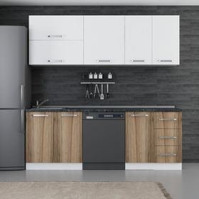 Minar 220-D10 Beyaz Dore 220 cm Mutfak Dolabı