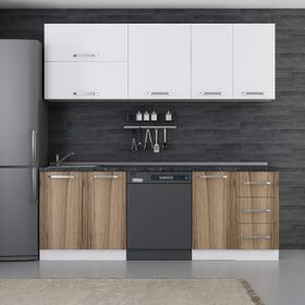 Minar 220-D10 Beyaz Dore 220 cm Mutfak Dolabı