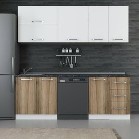 Minar 220-D10 Beyaz Dore 220 cm Mutfak Dolabı