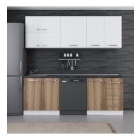 Minar 220-D10 Beyaz Dore 220 cm Mutfak Dolabı