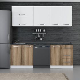 Minar 220-D10 Beyaz Dore 220 cm Mutfak Dolabı