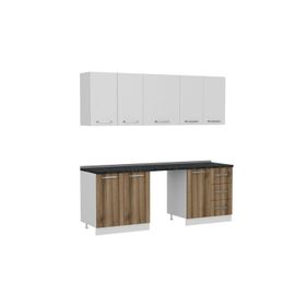 Minar 220-D11 Beyaz Dore 220 cm Mutfak Dolabı