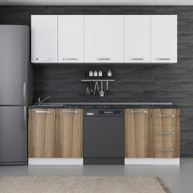 Minar 220-D11 Beyaz Dore 220 cm Mutfak Dolabı