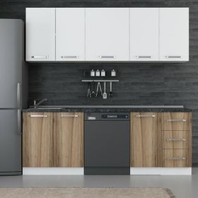 Minar 220-D11 Beyaz Dore 220 cm Mutfak Dolabı