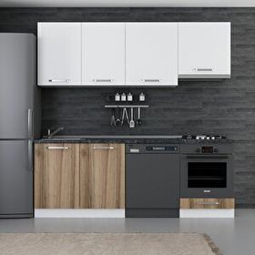 Minar 220-D14 Beyaz Dore 220 cm Mutfak Dolabı