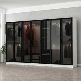 Minar 260-A1 Kristal Beyaz Antrasit 260 cm Mutfak Dolabı
