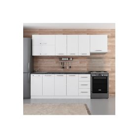 Minar 260-B4 Mirel Beyaz 260 cm Mutfak Dolabı