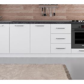 Minar 260-B6 Mirel Beyaz 260 cm Mutfak Dolabı