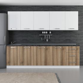 Minar 270-D2 Ege Beyaz Dore 270 cm Mutfak Dolabı