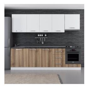 Minar 270-D5 Ege Beyaz Dore 270 cm Mutfak Dolabı