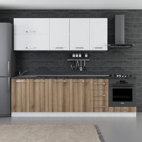 Minar 270-D6 Ege Beyaz Dore 270 cm Mutfak Dolabı