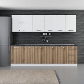 Minar 275-D2 Asya Beyaz Dore 275 cm Mutfak Dolabı