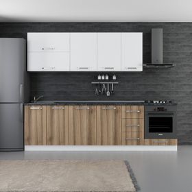 Minar 275-D3 Asya Beyaz Dore 275 cm Mutfak Dolabı