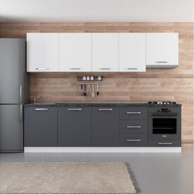 Minar 280-A5 Ece Beyaz Antrasit 280 cm Mutfak Dolabı